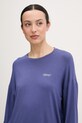United Colors of Benetton pyžamové tričko s dlhým rukávom dámske s modalom tmavomodrá 36MX3M08E