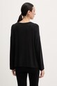 Oblečenie United Colors of Benetton pyžamové tričko s dlhým rukávom dámske s modalom 36MX3M08E čierna