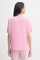 United Colors of Benetton ženska pižama s kratko majico iz modala 36MX3M08I roza SS26