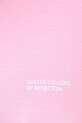United Colors of Benetton ženska pižama s kratko majico iz modala roza 36MX3M08I