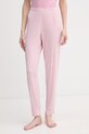 United Colors of Benetton spodnie piżamowe damskie z wiskozy różowy 38C83F04Z