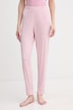 United Colors of Benetton spodnie piżamowe damskie z wiskozy różowy 38C83F04Z