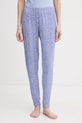 United Colors of Benetton spodnie piżamowe damskie z wiskozy niebieski 38C83F04Z