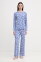 United Colors of Benetton piżama dwuczęściowa damska niebieski 38C83P04I