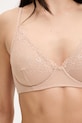 United Colors of Benetton biustonosz plunge beżowy 3LEG1R02A