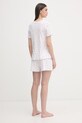 United Colors of Benetton piżama damska bawełniana 3OJC3P04J biały SS26