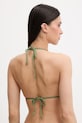 Дрехи United Colors of Benetton горнище на бански дамско 3P6H5R05R зелен