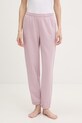 United Colors of Benetton spodnie piżamowe damskie z bawełną fioletowy 3WNW3F050