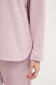 United Colors of Benetton longsleeve piżamowy damski bawełniany 3WNW3M08G fioletowy
