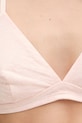 Odzież United Colors of Benetton biustonosz plunge z bawełną 3ZQM1R02B różowy