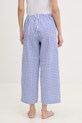 Odzież United Colors of Benetton spodnie piżamowe damskie bawełniane 47OL3F00N niebieski