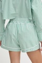 Odjeća Calvin Klein Underwear ženske kratke hlače za spavanje od pamuka LV00QS7604 zelena