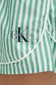 Calvin Klein Underwear ženske kratke hlače za spavanje od pamuka zelena LV00QS7604