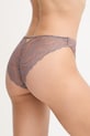Calvin Klein Underwear nohavičky dámske čipkované LV00QF7927 hnedá SS26