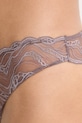 Oblečenie Calvin Klein Underwear nohavičky dámske čipkované LV00QF7927 hnedá