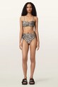 AllSaints strój kąpielowy dwuczęściowy damski COURT W007WE brązowy