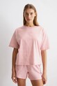 Marc O'Polo piżama bawełniana bawełna różowy 10225205