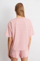 Marc O'Polo piżama bawełniana 10225205 różowy SS26