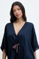 Tommy Hilfiger plážová šatka dámska tmavomodrá UW0UW06583