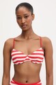 Tommy Hilfiger plavková podprsenka dámska červená UW0UW06405