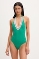 Tommy Hilfiger costum de baie dintr-o singură piesă pentru femei verde UW0UW06356