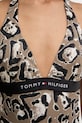 Tommy Hilfiger strój kąpielowy jednoczęściowy damski brązowy UW0UW06372
