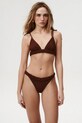 Undress Code figi kąpielowe Girlish Charm Bikini Bottom dół brązowy 1203