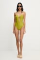 Patrizia Pepe strój kąpielowy jednoczęściowy damski 2I0162.J415 zielony SS26