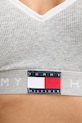 Tommy Hilfiger braletka s bavlnou UW0UW06272 sivá