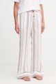 Tommy Hilfiger spodnie piżamowe damskie bawełniane biały UW0UW06502