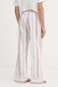 Odzież Tommy Hilfiger spodnie piżamowe damskie bawełniane UW0UW06502 biały