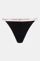Tommy Hilfiger прашки дамски от памук с еластан 3 броя UW0UW06518 черен SS26