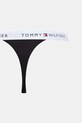Tommy Hilfiger tangá dámske bavlnené s elastanom 3-pak UW0UW06518 čierna