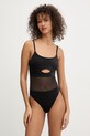 Armani Exchange strój kąpielowy jednoczęściowy damski czarny XW002354.AF22076