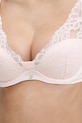 Одежда BOSS треугольный бюстгальтер из кружева HALF PAD_BLOSSOM 50556192 розовый