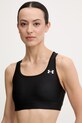 Спортивний бюстгальтер Under Armour HeatGear Mid гладкий чорний 6011151