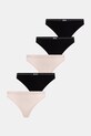 BOSS set de chiloți 5-pack tanga negru 50568688