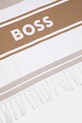 BOSS пляжний рушник бавовняний Beach_Towel 50561256 бежевий SS26