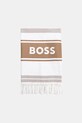 Аксесуари BOSS пляжний рушник бавовняний Beach_Towel 50561256 бежевий