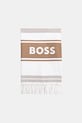 Аксесуари BOSS пляжний рушник бавовняний Beach_Towel 50561256 бежевий