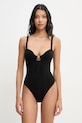 BOSS strój kąpielowy jednoczęściowy damski SWIMSUIT_DOUBLE B czarny 50561334