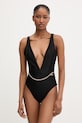 Karl Lagerfeld strój kąpielowy jednoczęściowy damski czarny B2W46015
