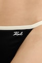 Karl Lagerfeld stringi damskie czarny B2W47010