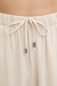 women'secret spodnie plażowe z dodatkiem lnu beżowy 5543668