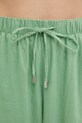 women'secret spodnie plażowe z dodatkiem lnu zielony 5543669