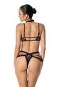 GOD SAVE QUEENS braletka VALENTINA BRALETTE GSQ.185.111 čierna SS26