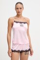 Juicy Couture pigiama a due parti da donna VEST & SHORT rosa JCYPJ126862