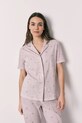 Odzież women'secret komplet loungwear damski bawełniany 3133496 beżowy