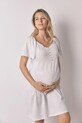 Odzież women'secret koszula nocna damska z modalem MATERNITY 3633452 niebieski