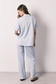 women'secret piżama dwuczęściowa damska bawełniana 3793069 niebieski SS26